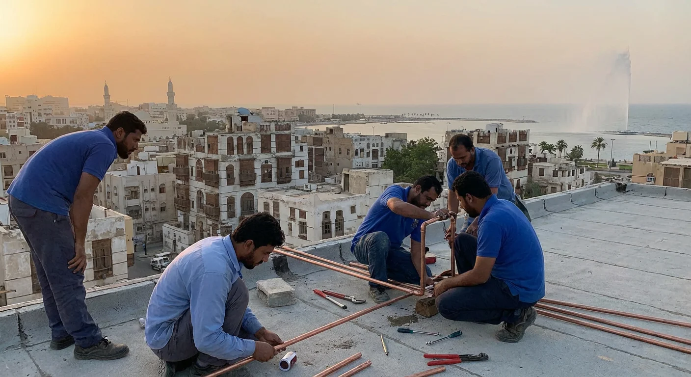 سباك جدة ممتاز ورخيص — خدمة 24 ساعة في جميع أحياء جدة